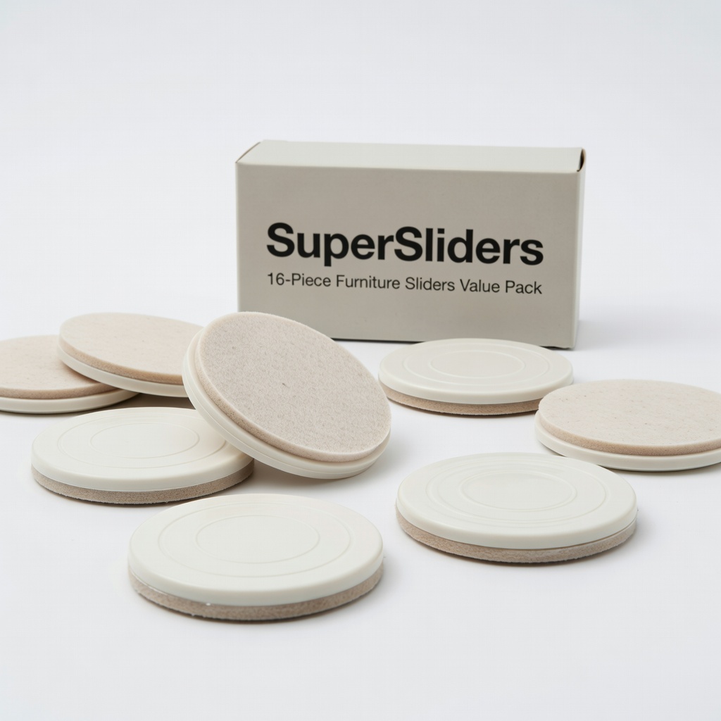 SuperSliders 16-Piece Furniture Sliders Value Pack