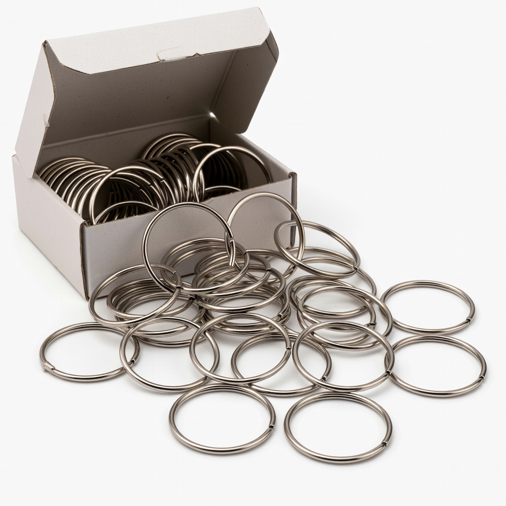TERRO 3/4-Inch Metal Book Rings, 100-Pack