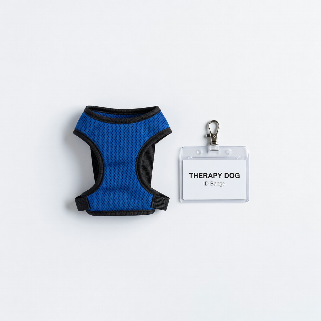 Therapy Dog ID Badge and Vest Set