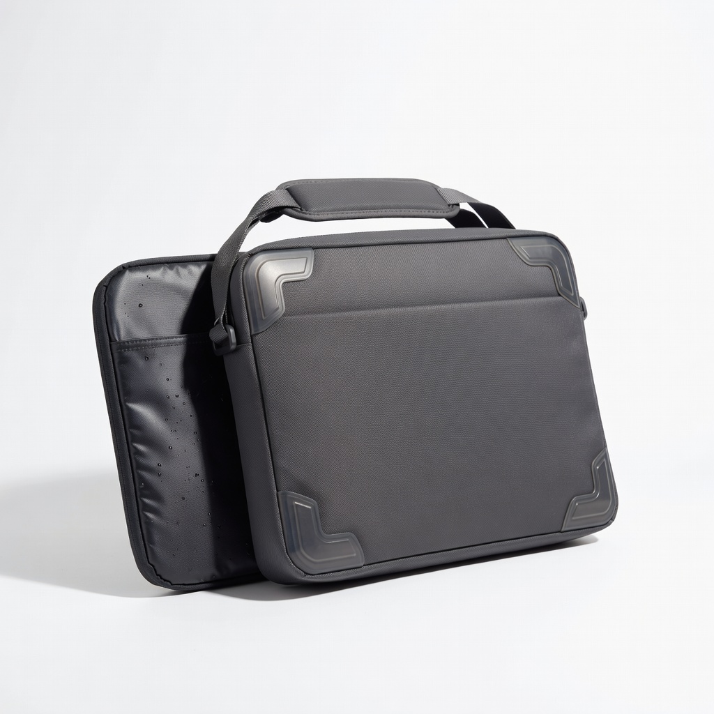 tomtoc 360 Protective Laptop Shoulder Bag 15.6 Inch, Durable Laptop Case with TPU Corner & Waterproof Laptop Sleeve