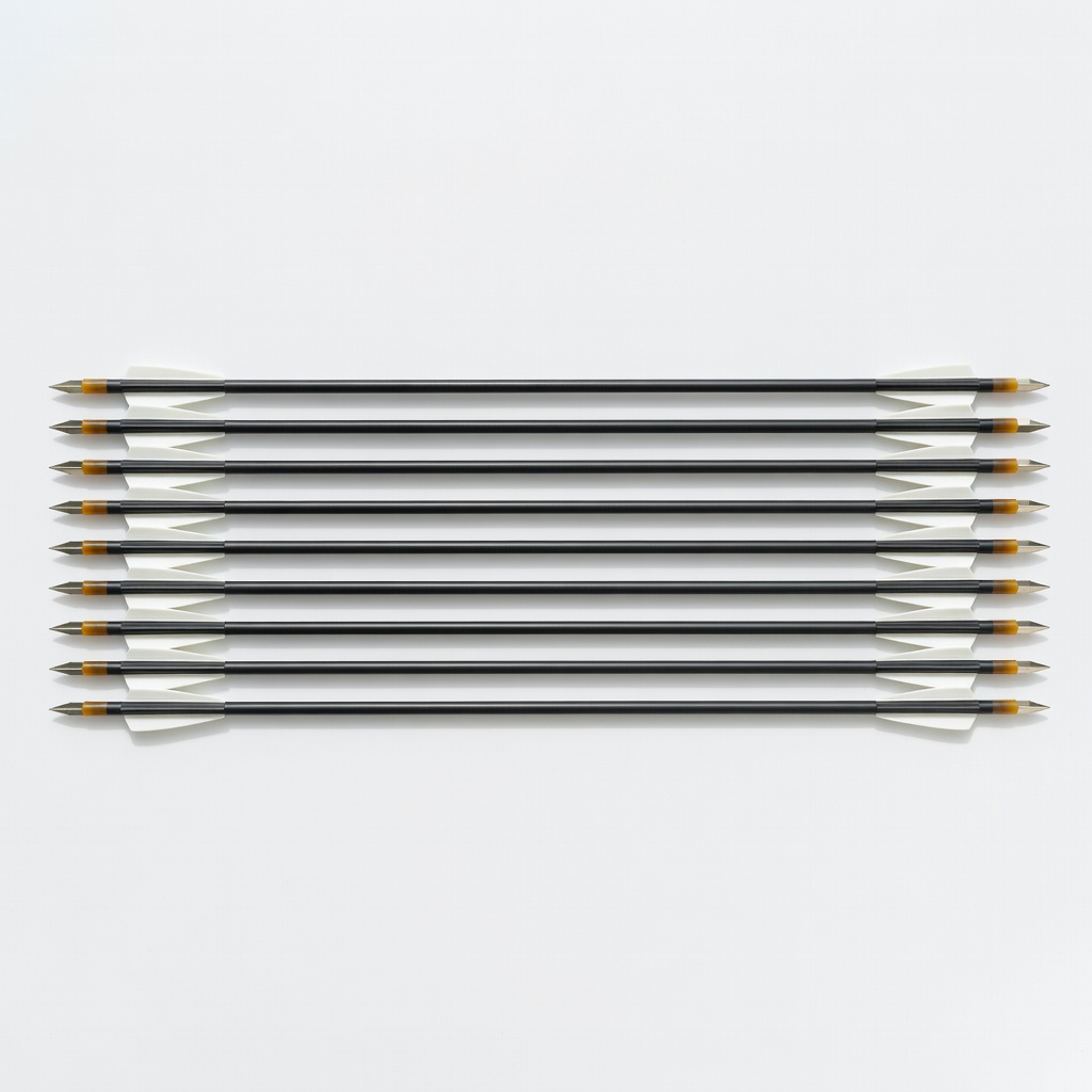 TOPARCHERY 30" Carbon Arrows (12 Pack)