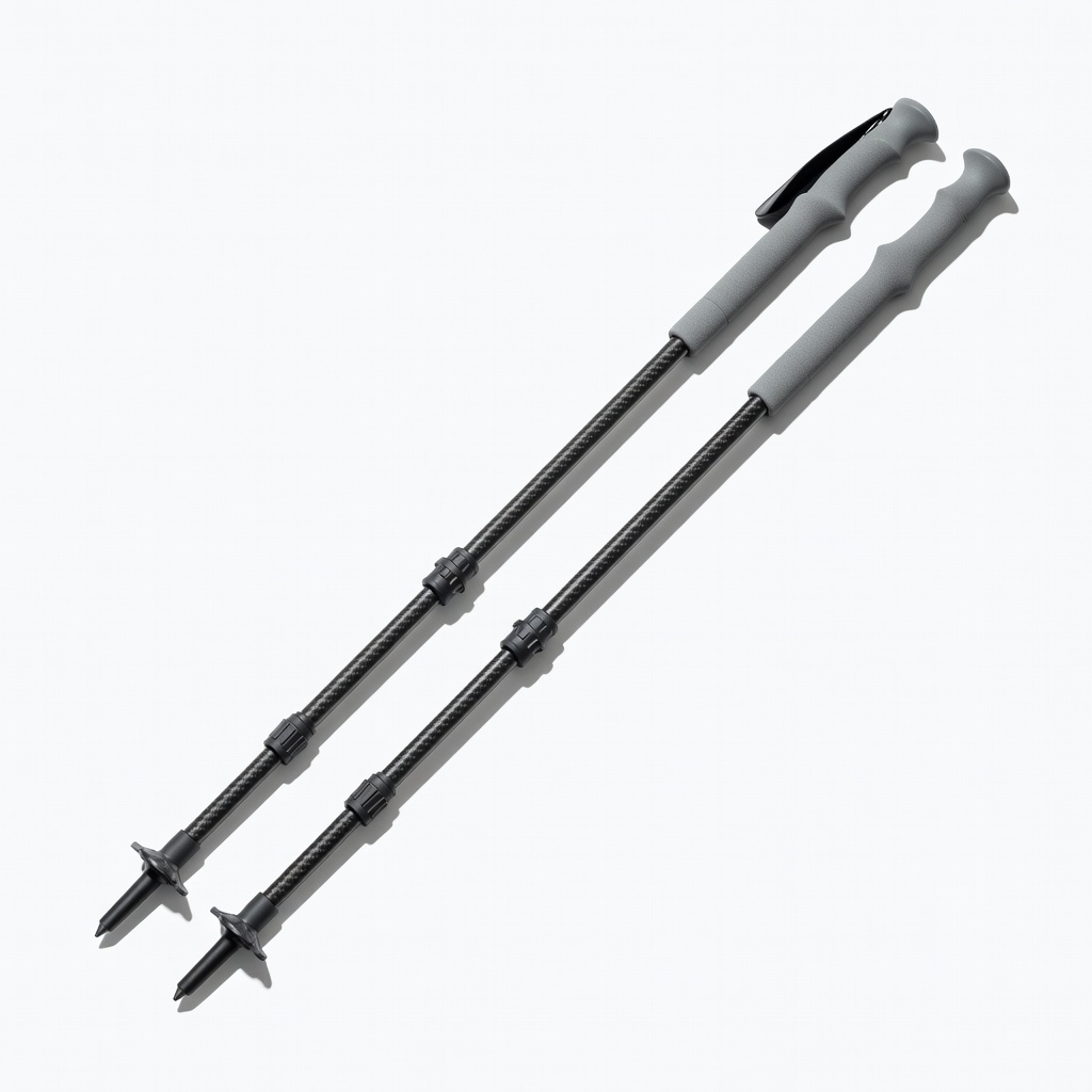 Trekology Trek-Z 2.0 Carbon Fiber Quick Lock Trekking Poles