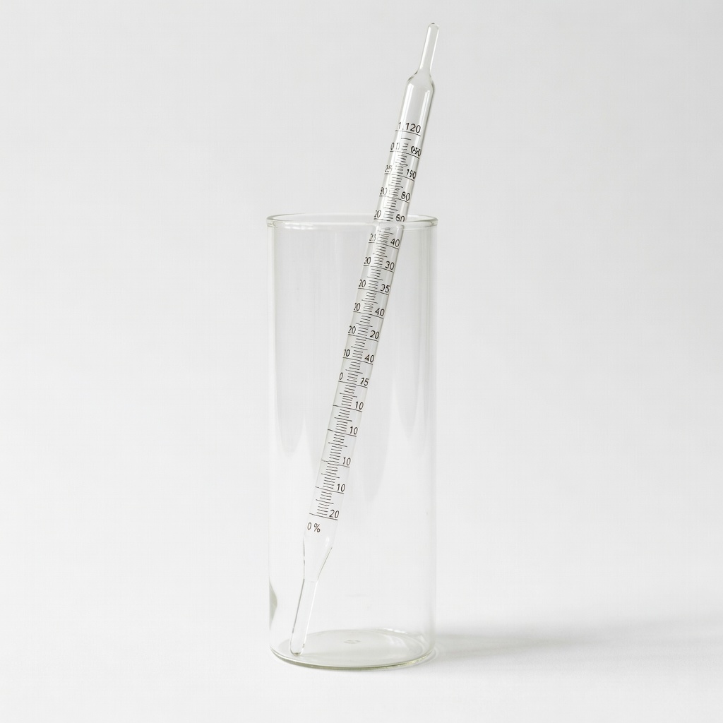 Triple Scale Hydrometer and Test Jar