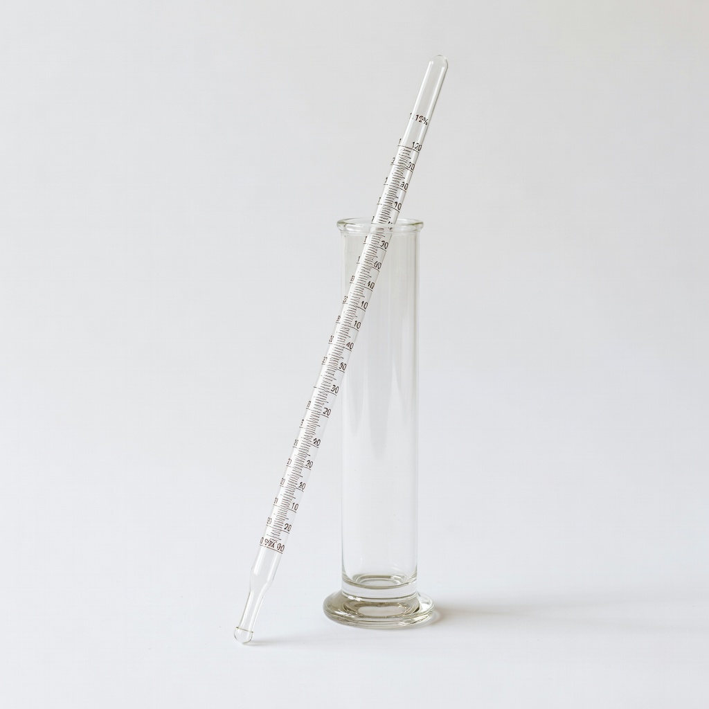 Triple Scale Hydrometer and Test Jar