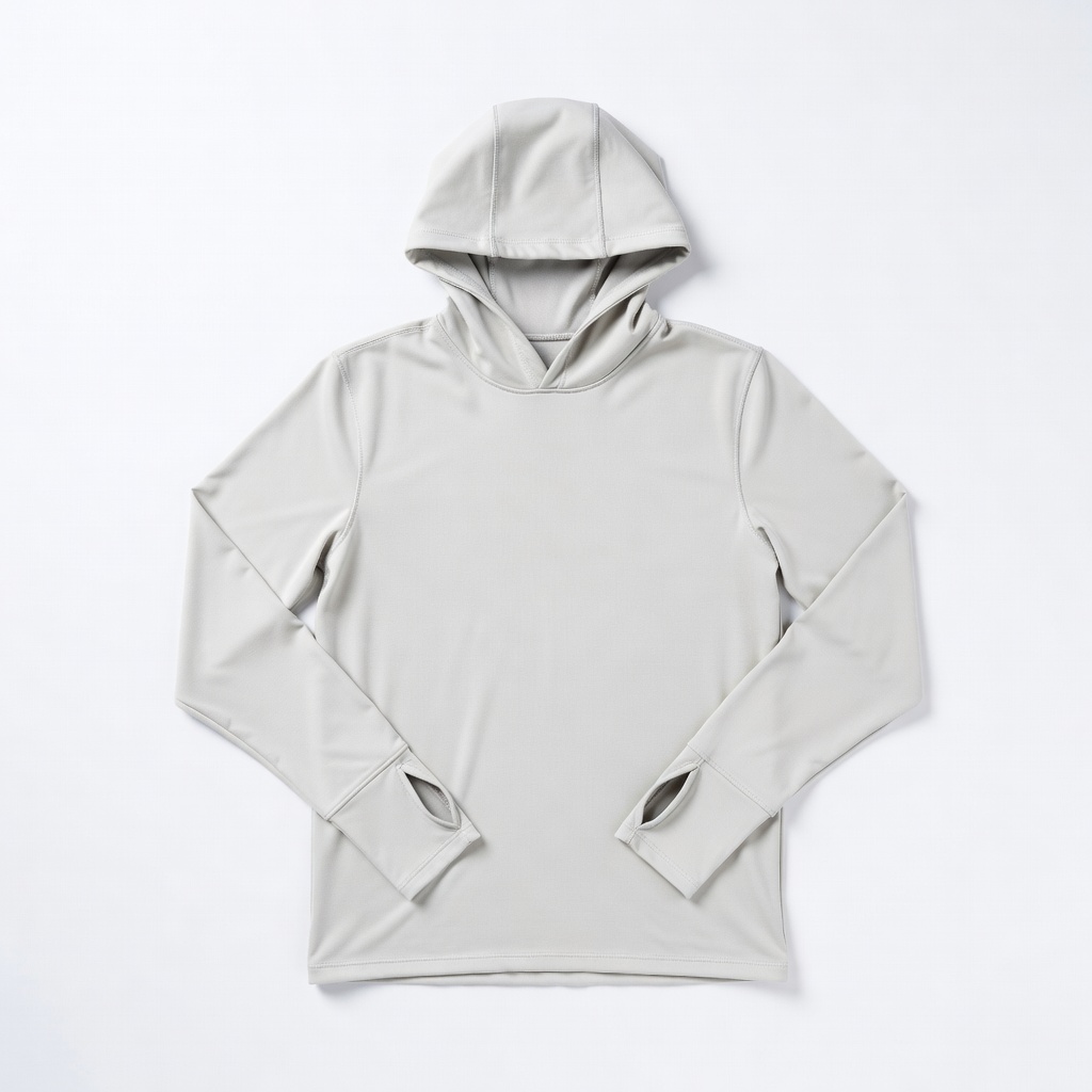 TSLA Men's Long Sleeve Hoodie with Thumb Holes
