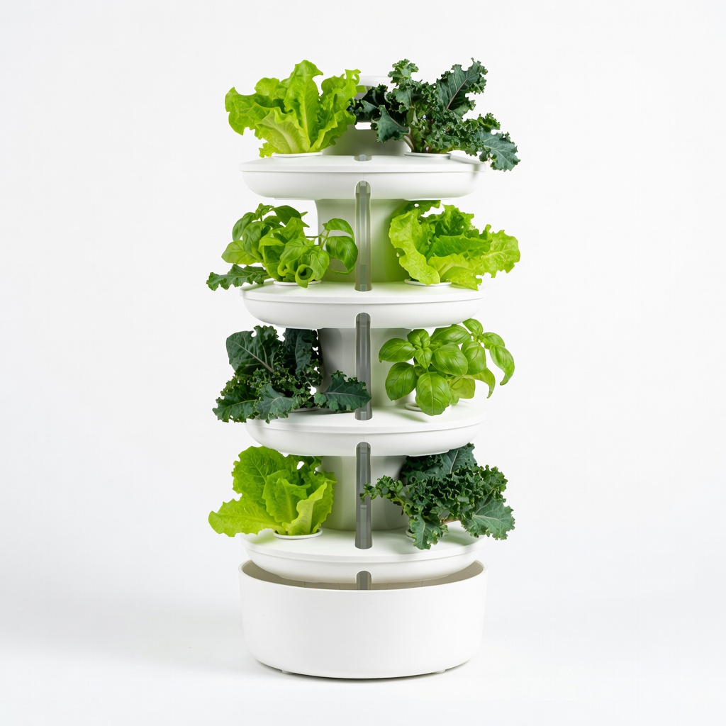 VIVOSUN 4-Tier Vertical Hydroponic Garden Tower