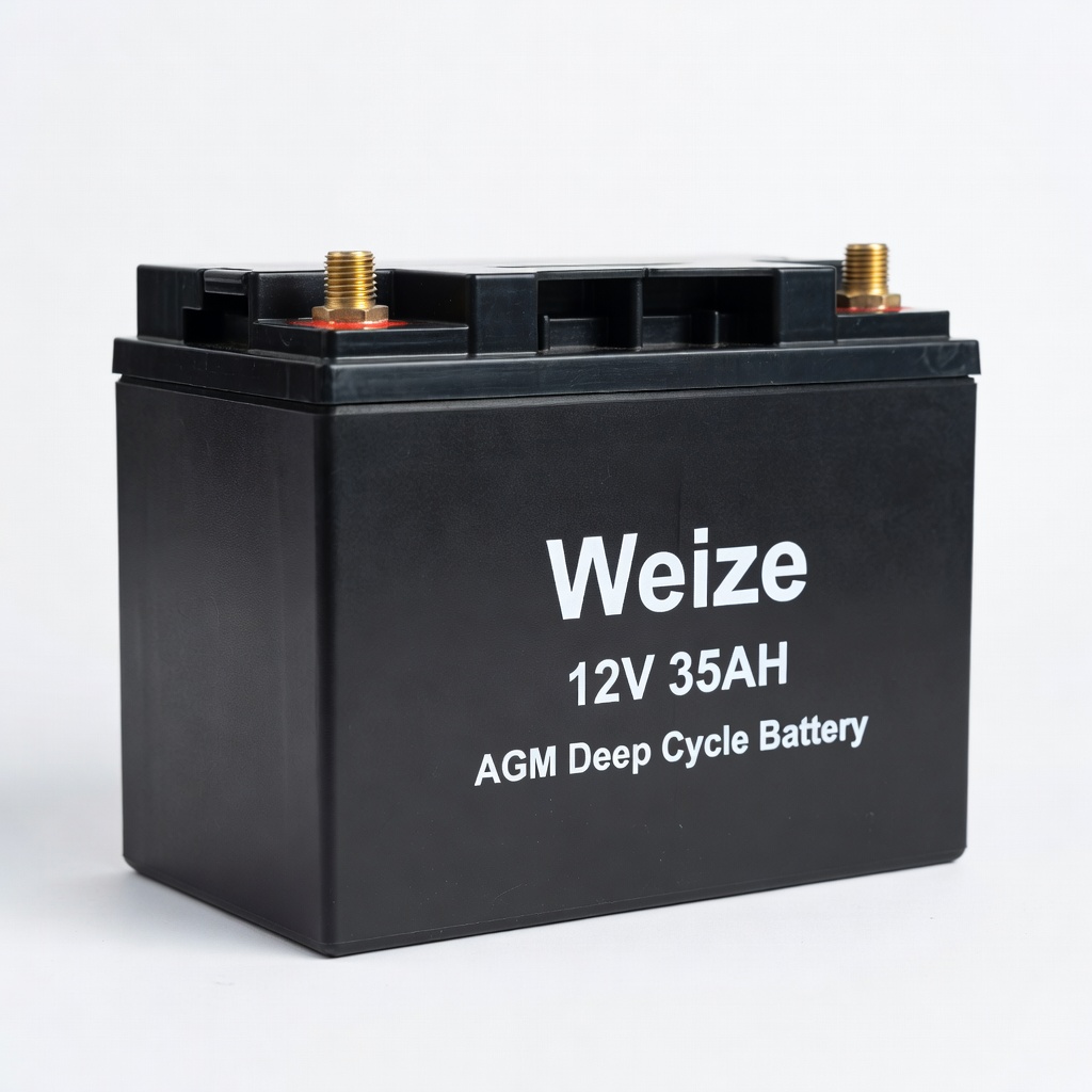 Weize 12V 35AH AGM Deep Cycle Battery