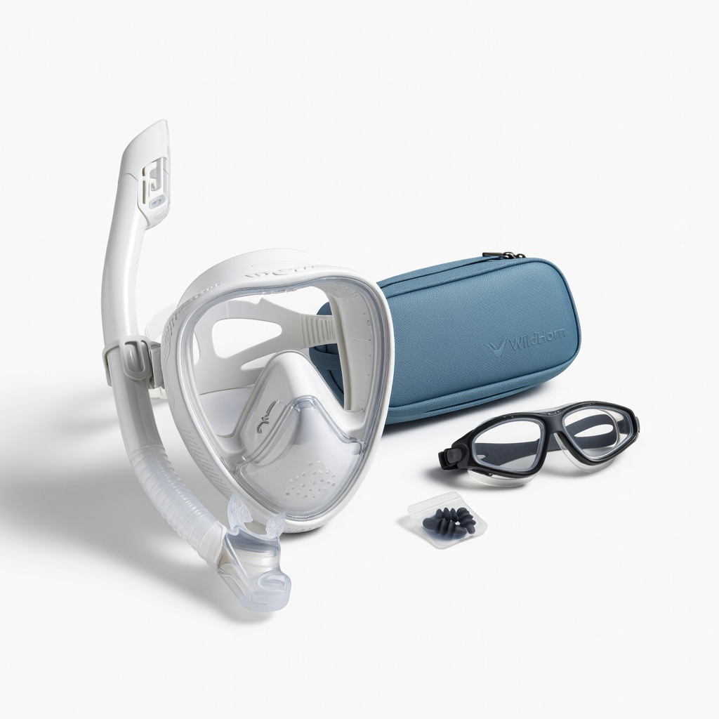 WildHorn Seaview Snorkel Mask Set