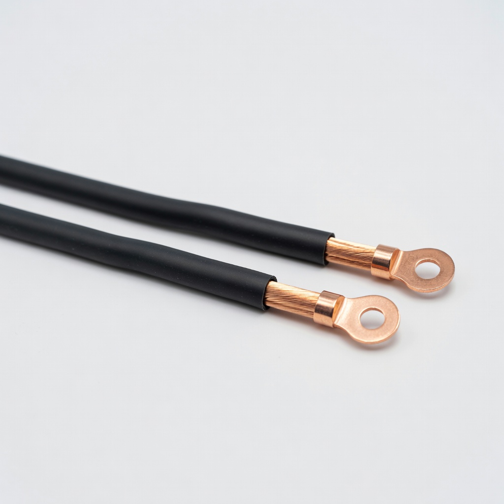 WindyNation 4/0 AWG Battery Interconnect Cables (10 inch)