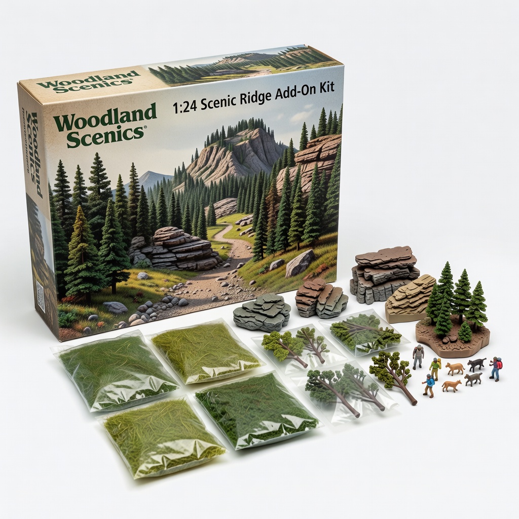 Woodland Scenics 1:24 Scenic Ridge Add-On Kit