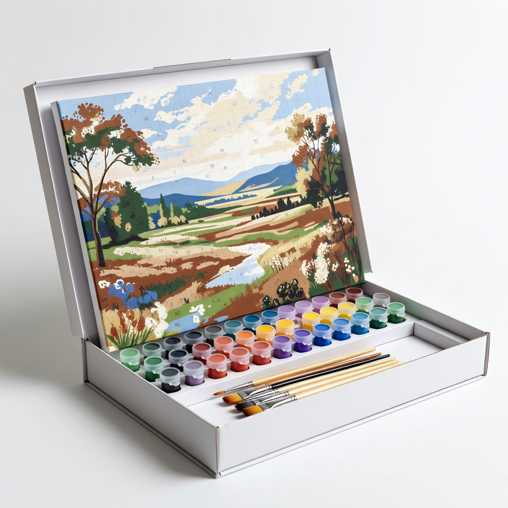 XXL Painting by Numbers Kit - Landscape Masterpiece 24x36