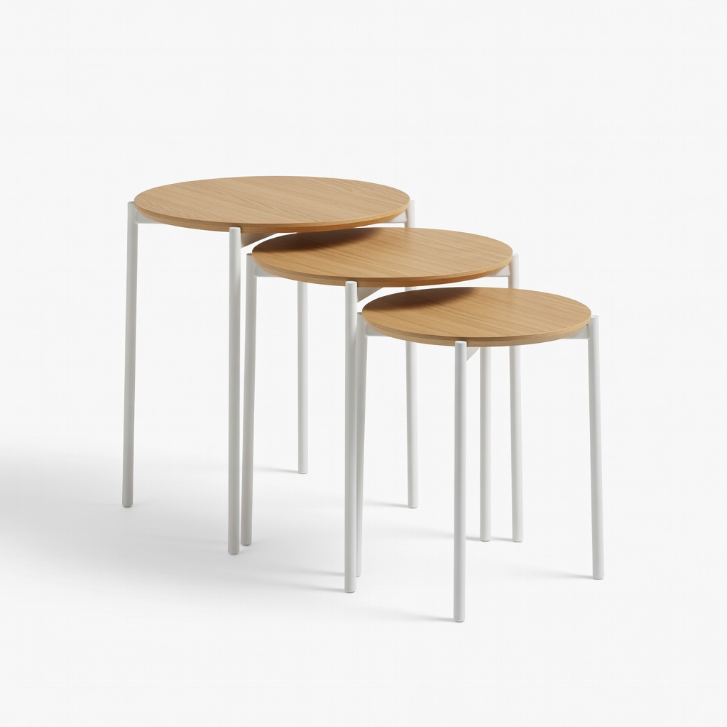 YAHEETECH 3-Tier Nesting Side Tables