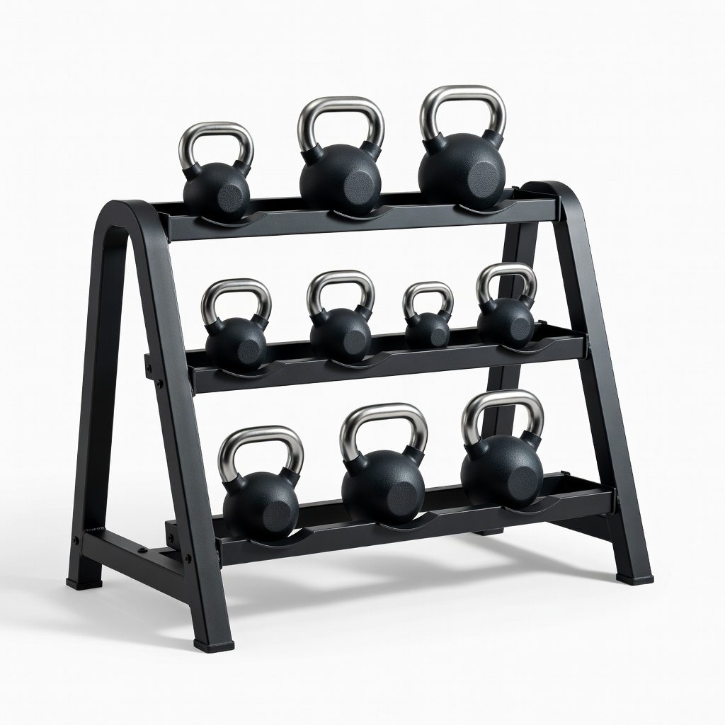 Yes4All Premium Adjustable Kettlebell Stand Rack