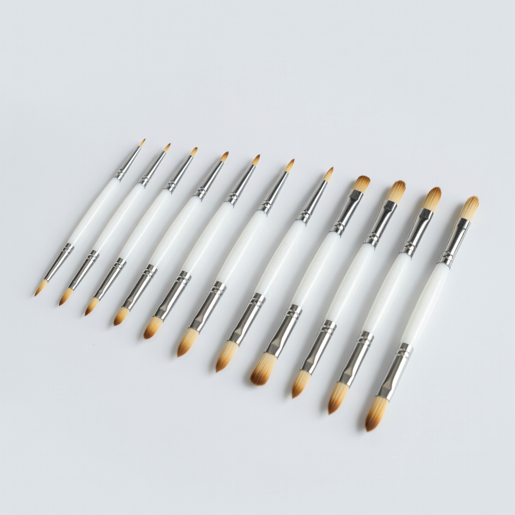YMXCT Acrylic Nail Brush Set (Sizes 0-12)