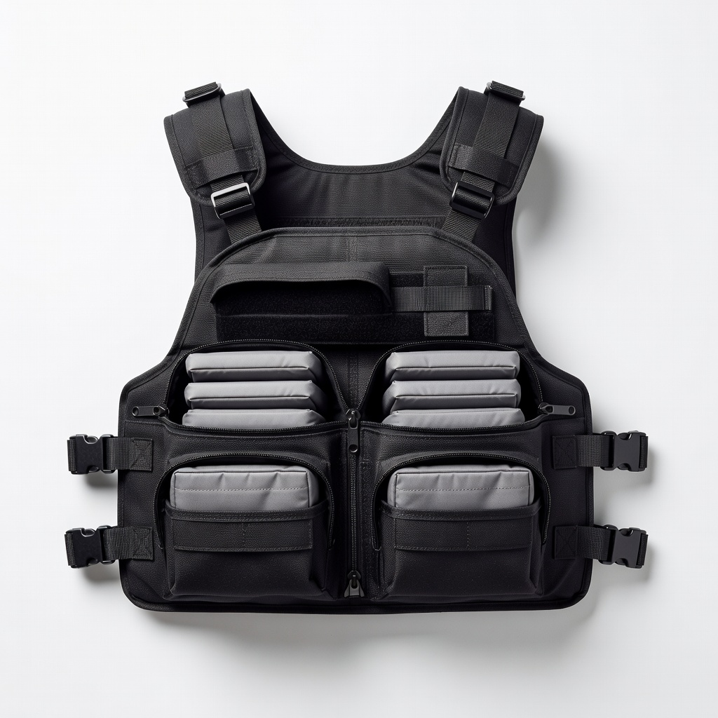 ZFOsports Adjustable Weighted Vest with 20lbs of Weights