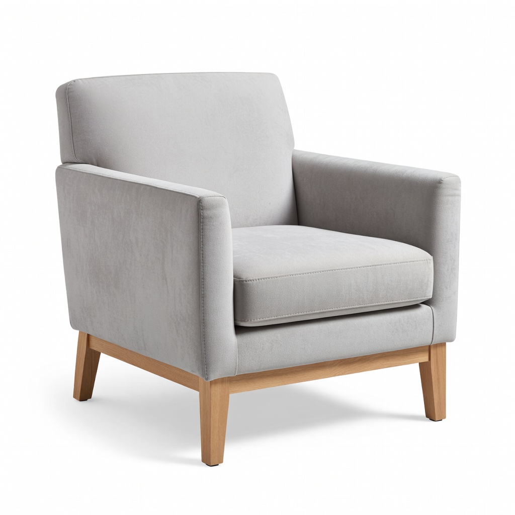 ZINUS Modern Studio Upholstered Arm Accent Chair