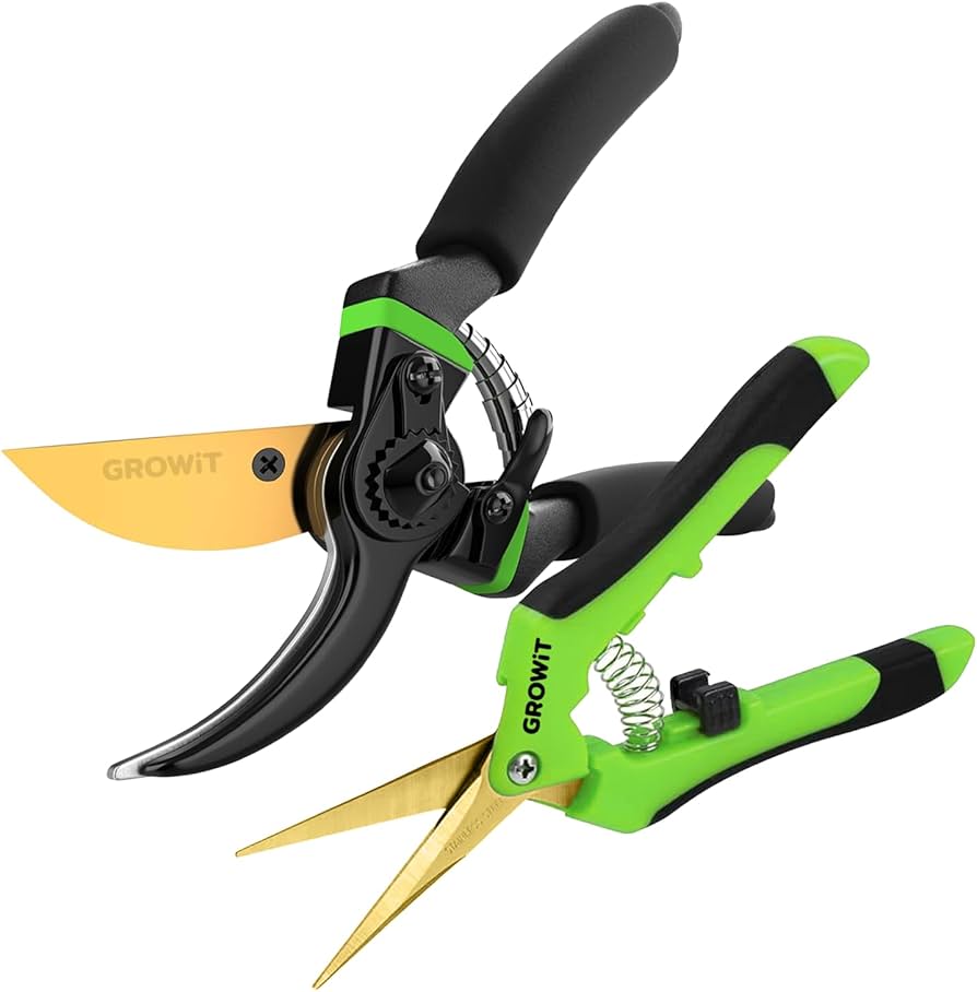 GrowGreen Professional Bypass Pruning Shears