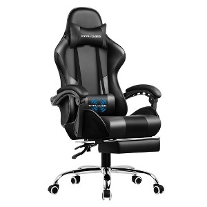GTRACING Gaming Chair with Footrest, Massage