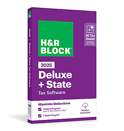 H&R Block Deluxe 2026 + State