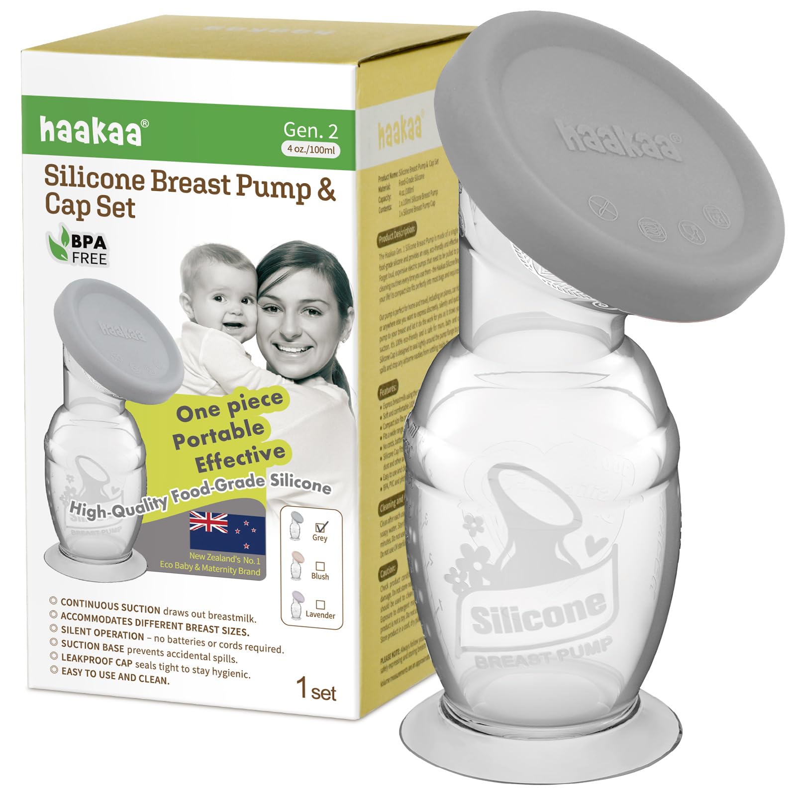Haakaa Silicone Breast Pump (Manual)