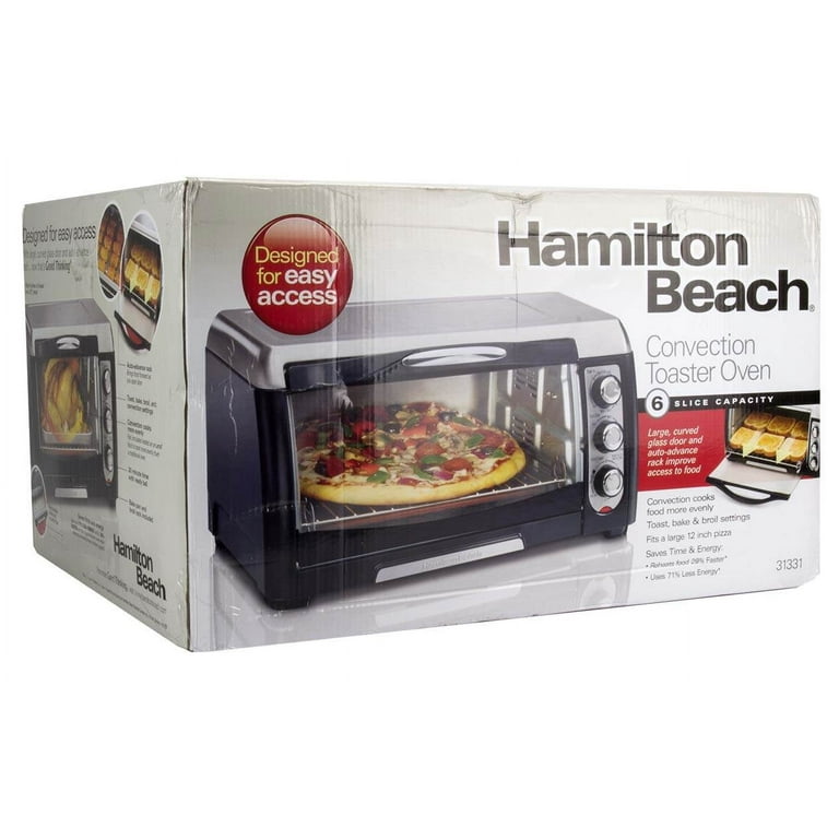 Hamilton Beach 31331 4-Slice Toaster Oven with Pizza Mode