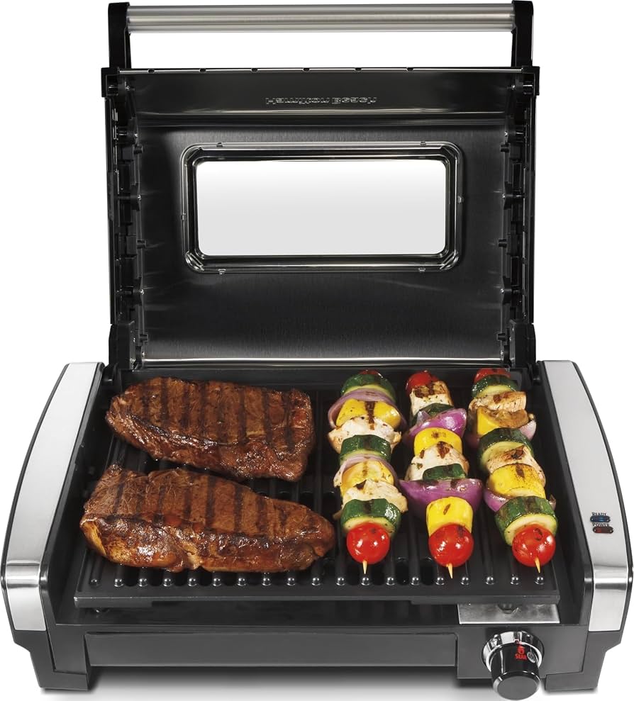 Hamilton Beach Electric Indoor Searing Grill & Panini Press (25361)