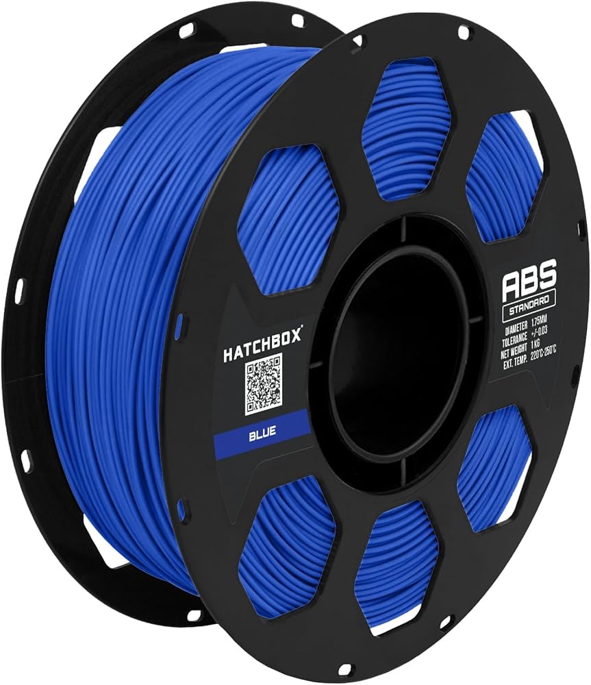 HATCHBOX ABS 3D Printer Filament 1.75mm, 1kg