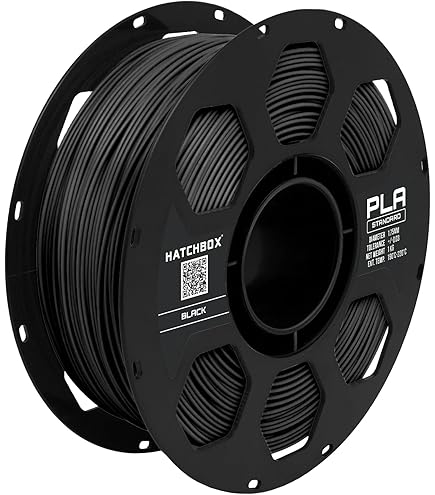 HATCHBOX ABS 3D Printer Filament 1.75mm Black 1KG