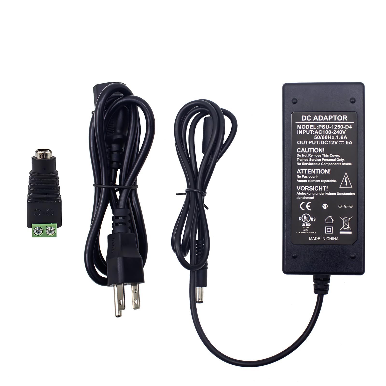 Heavy-Duty Extension Cord (12V/5A)