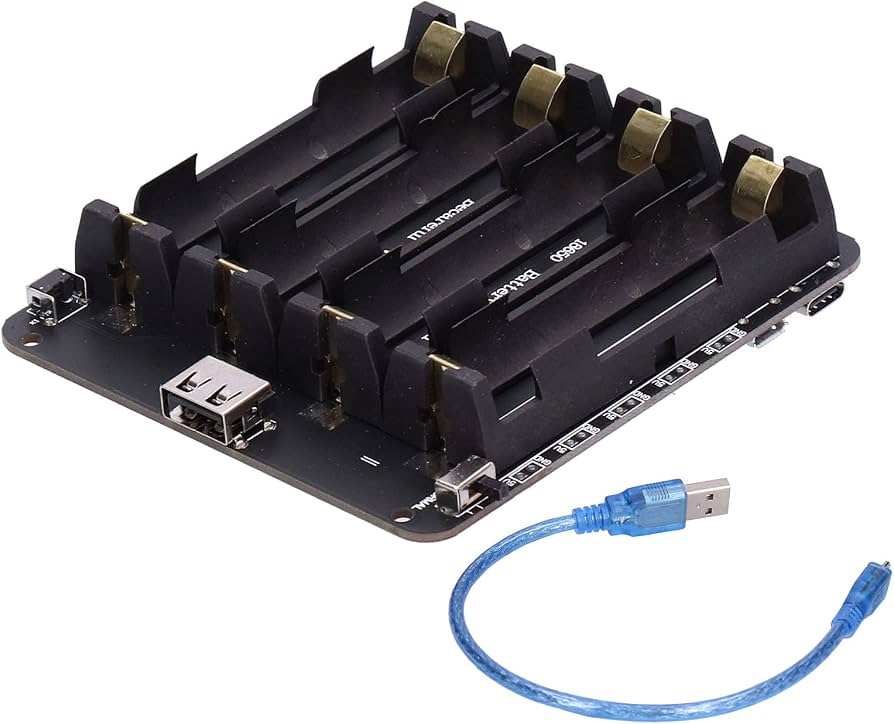HiLetgo 4 AA 1.5V Battery Holder with Switch (Series/Parallel)