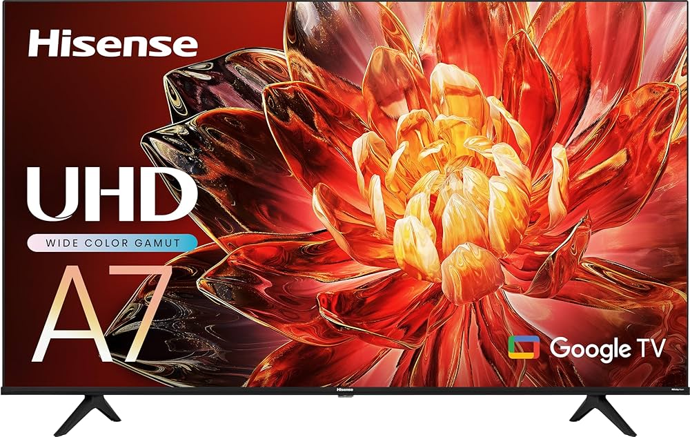 Hisense 43A7N Series 43-inch 4K UHD Smart Google TV (2026)