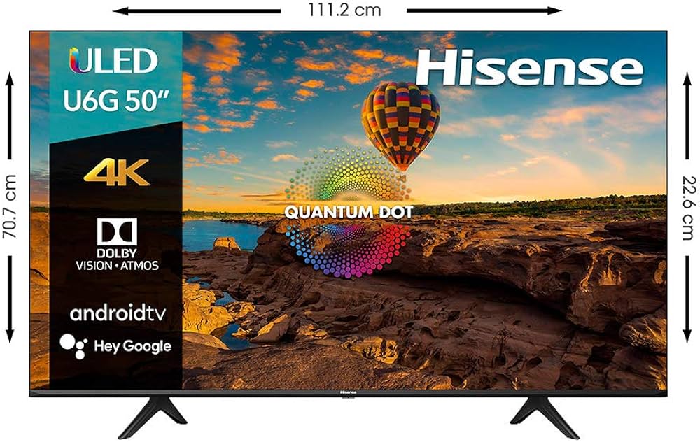 Hisense 50U6N 50-inch Mini-LED 4K UHD Smart TV (2026)