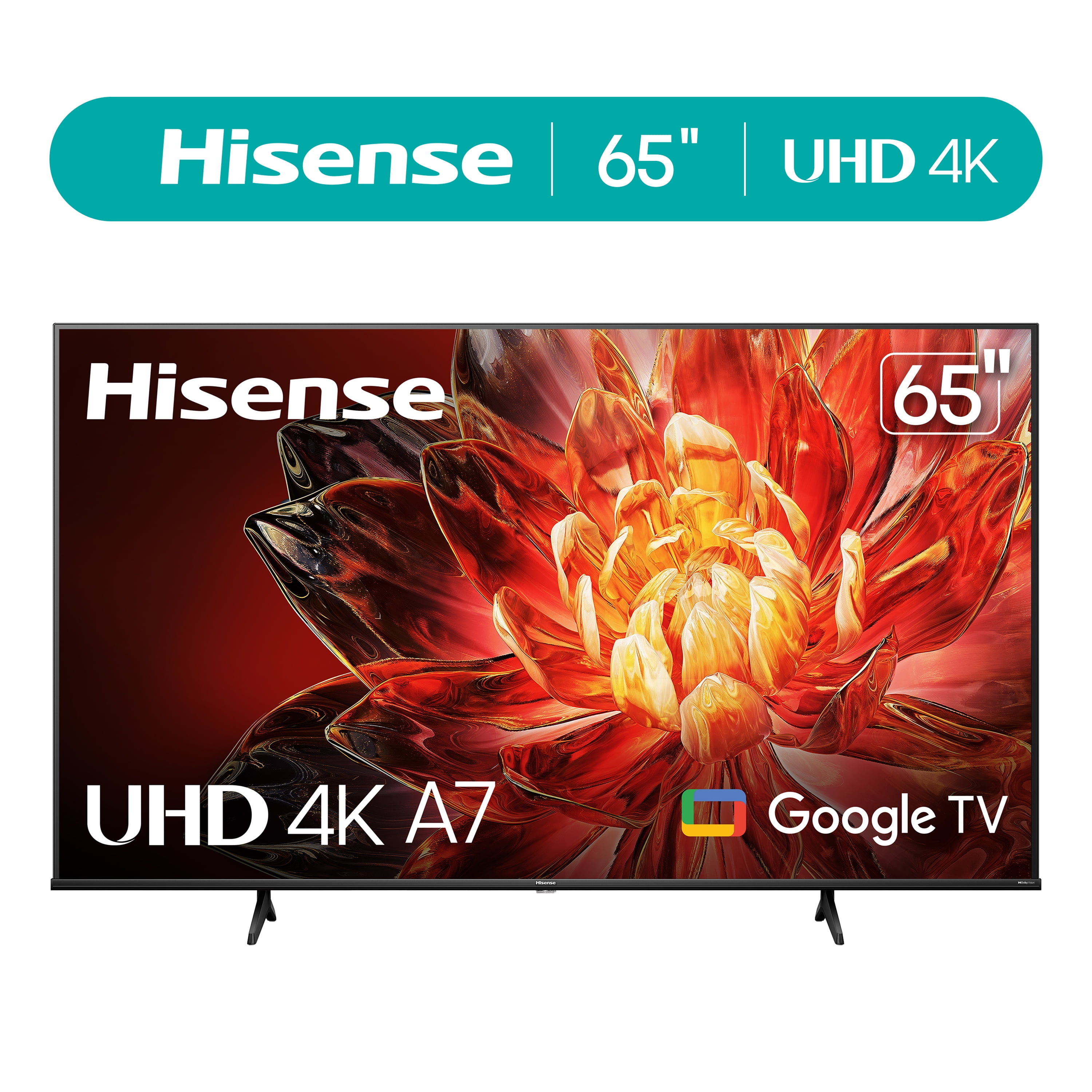 Hisense 65-inch A7 Series 4K UHD Smart Google TV (2026 Model)