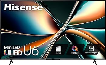 Hisense 65U6N 65-inch Mini-LED 4K TV