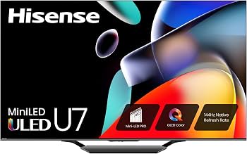 Hisense U7N 4K Mini-LED Google TV (2024 Model)