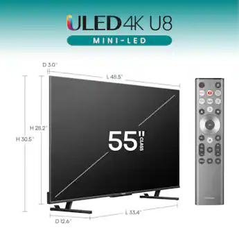 Hisense U8N 55-Inch (55U8N)