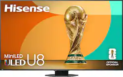 Hisense U8N 65-inch Mini LED 4K TV (2024 Model)