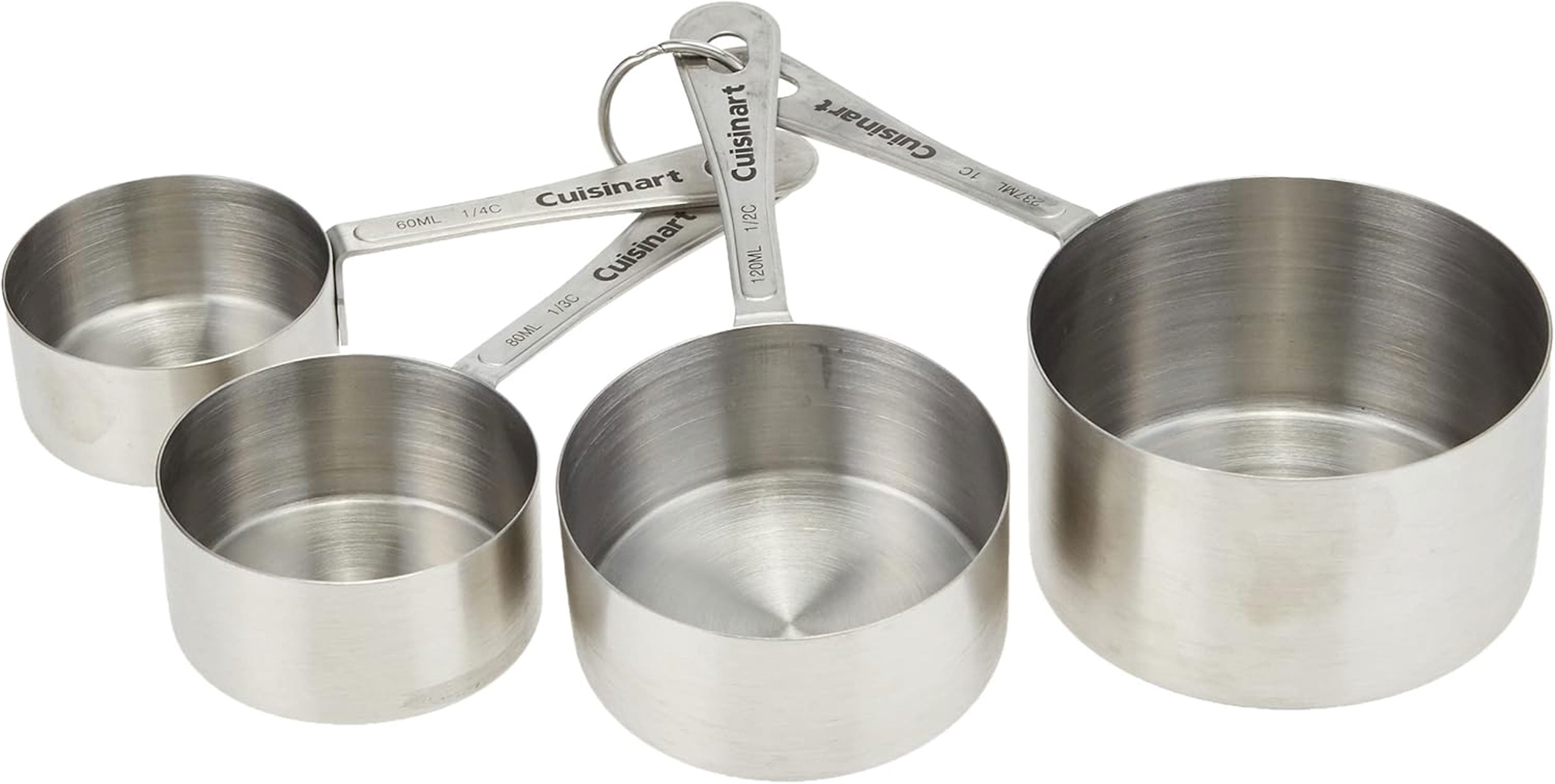 Hiware 4-Piece Stainless Steel Measuring Cups
