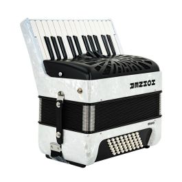 Hohner 1204 White 26-Key Piano Accordion