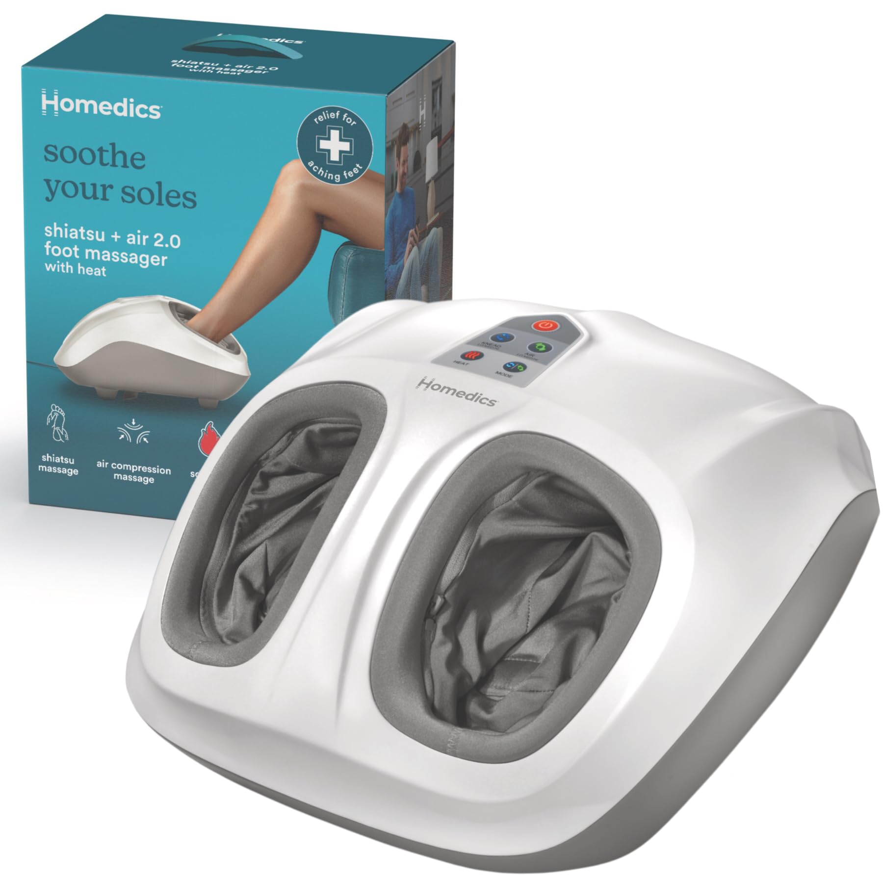 HoMedics Foot Massager with Heat (Premium Beginner)