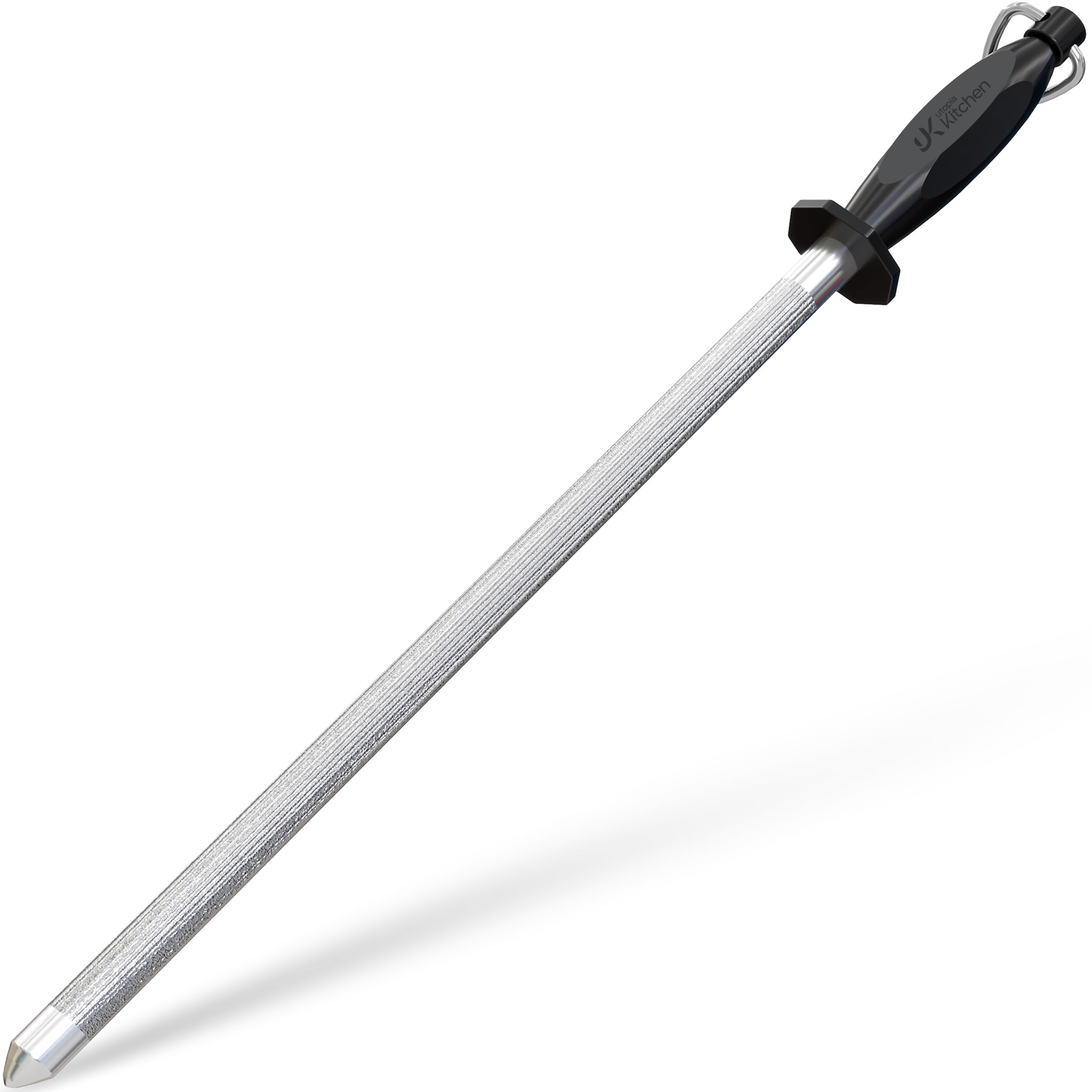 Honing Rod 12-Inch Stainless Steel Sharpening Steel