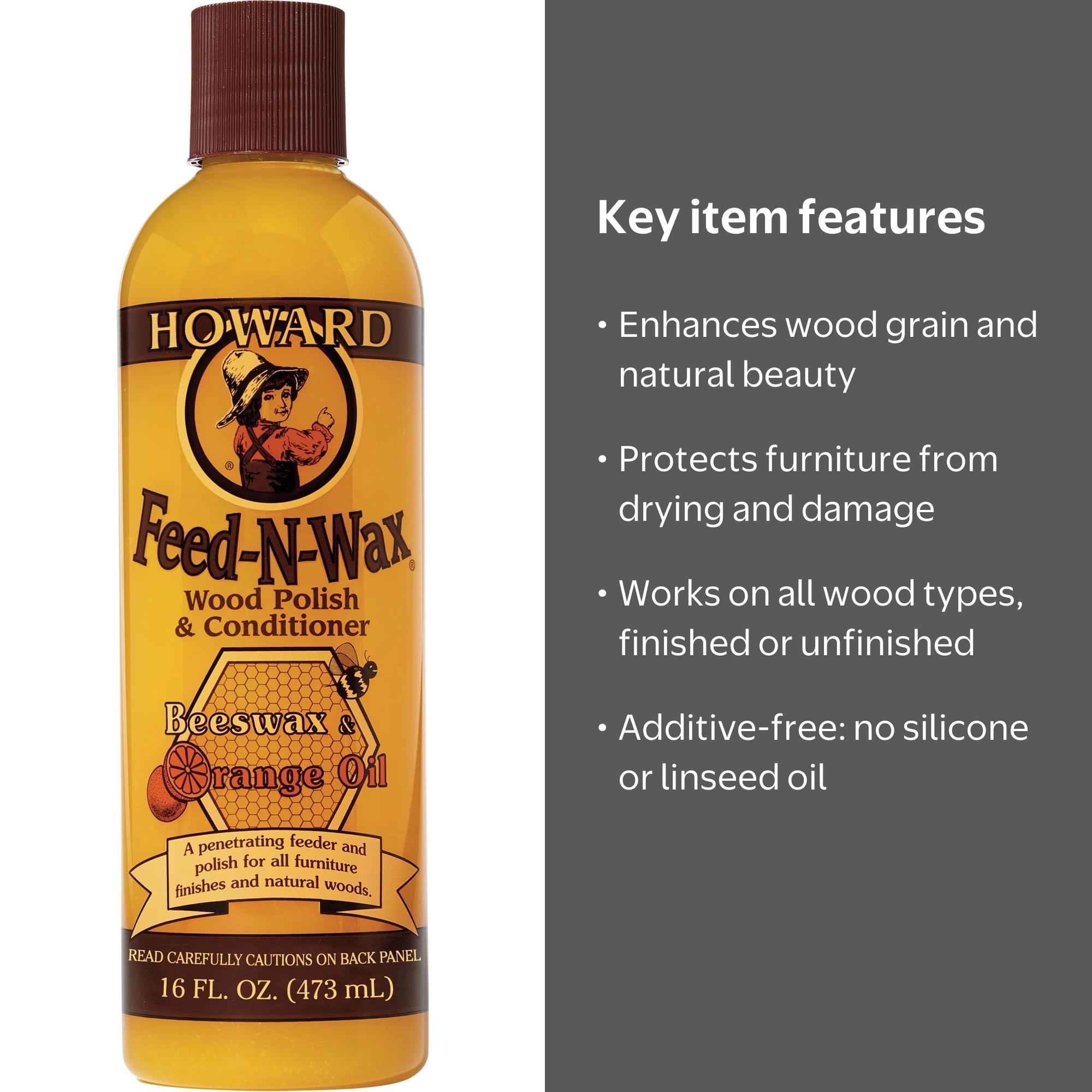 Howard Feed-N-Wax Wood Polish (for wooden cubes)