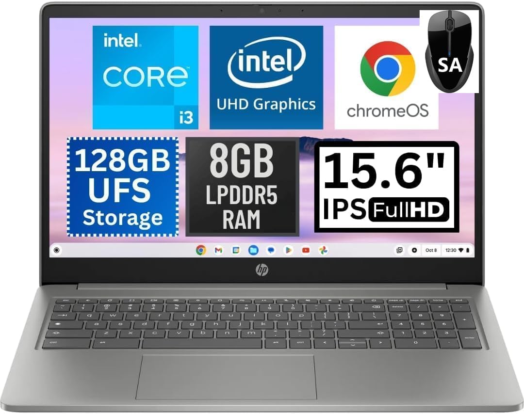 HP Chromebook Plus 15.6"
