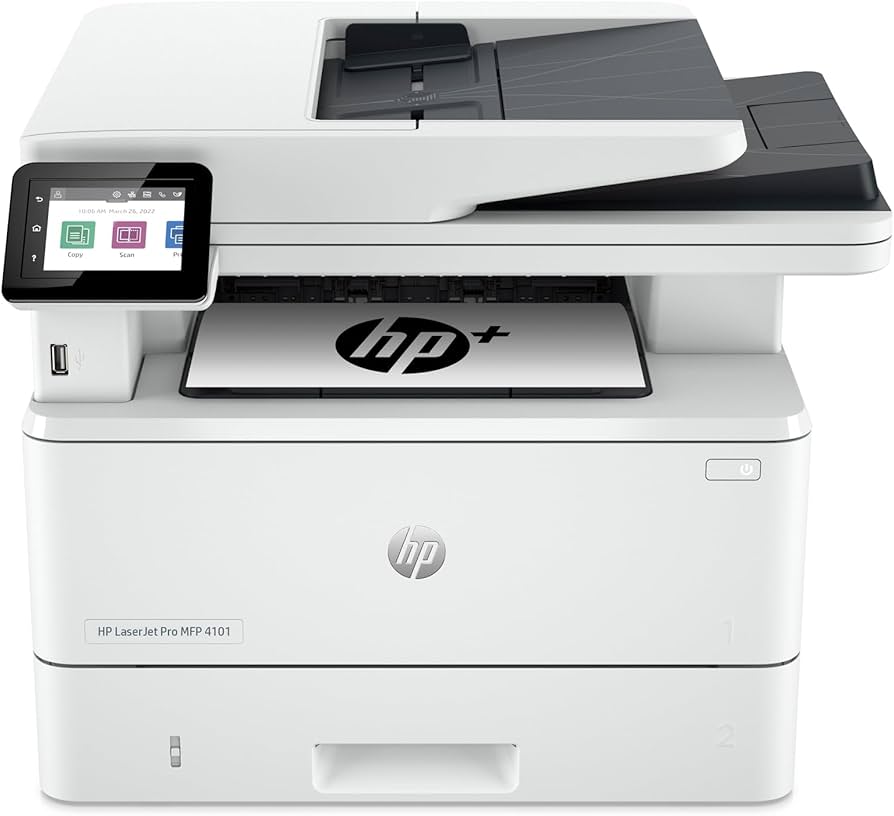 HP LaserJet Pro MFP 4101fdw Wireless Black-and-White All-in-One Laser Printer