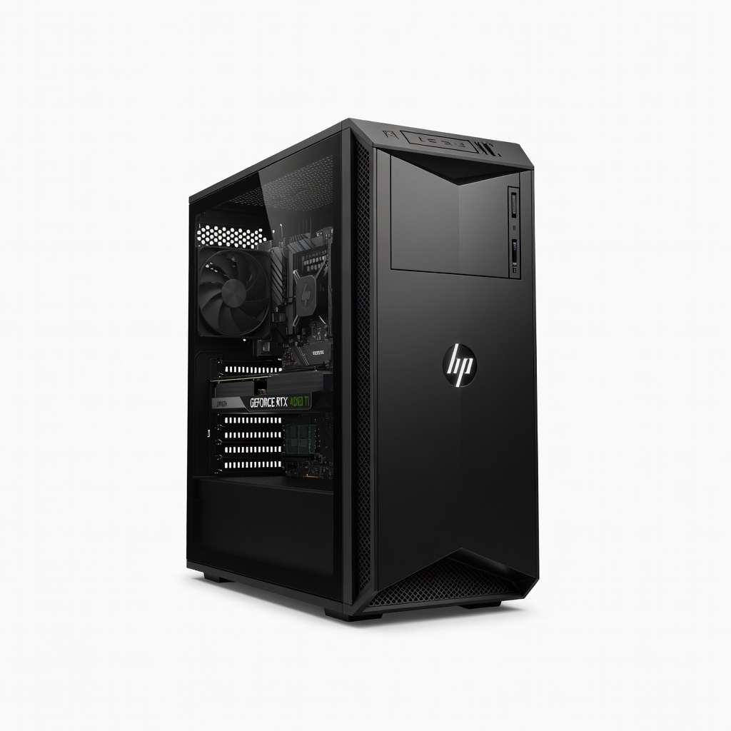 HP Omen 40L Gaming Desktop - Intel Core i5-14400F, NVIDIA RTX 4060 Ti 16GB, 16GB DDR5 RAM, 1TB SSD