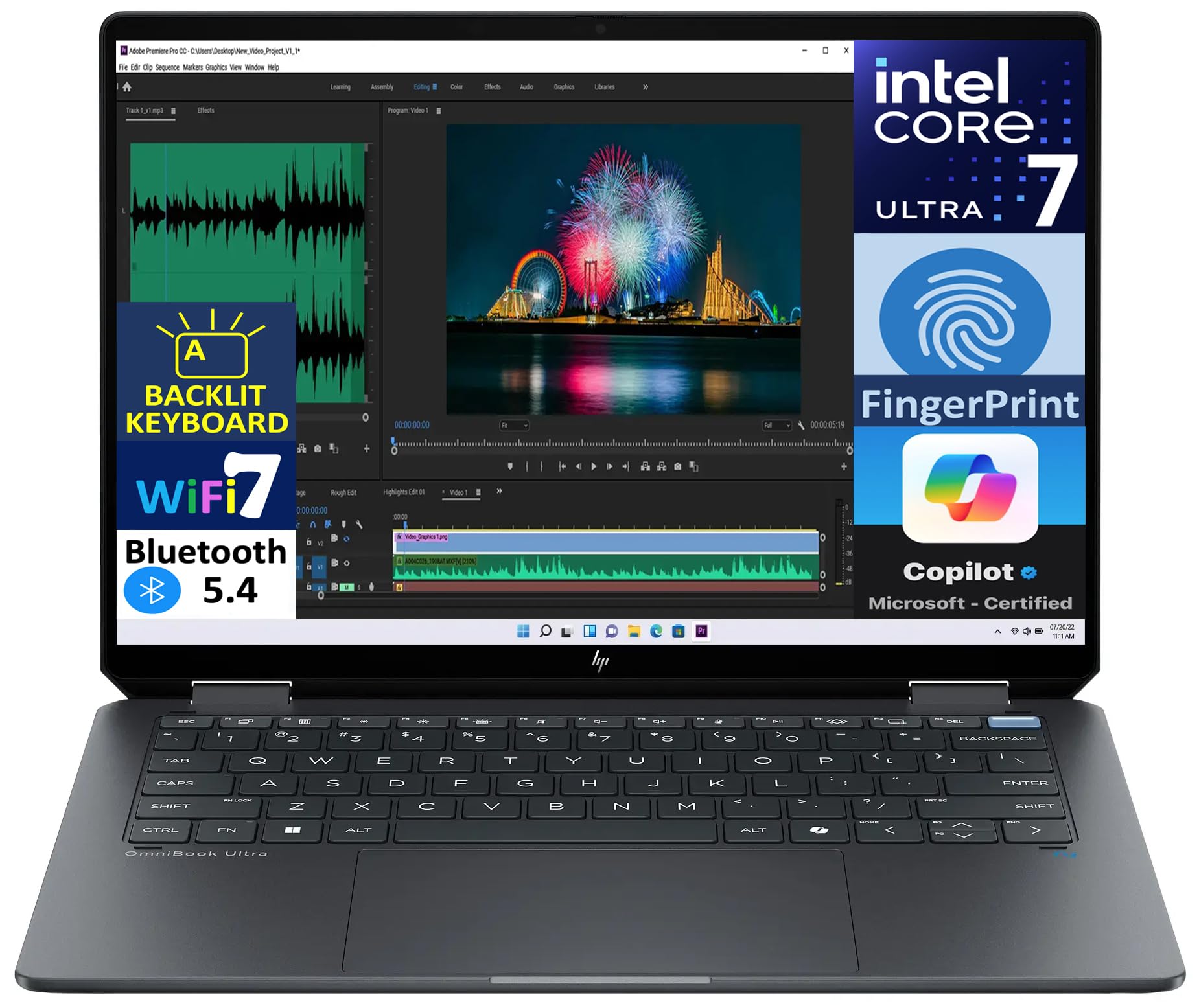 HP OmniBook Ultra Flip 14 (Snapdragon X Elite, 2-in-1)
