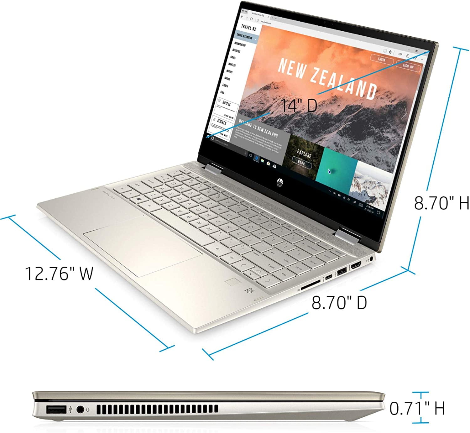 HP Pavilion x360 14-dw0023dx
