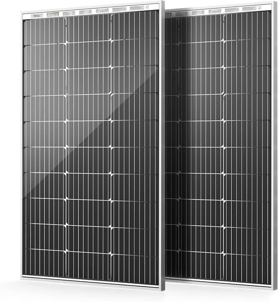HQST 100W Monocrystalline Solar Panel