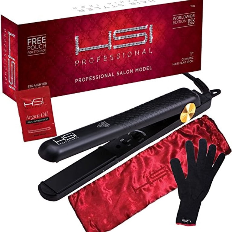 HSI Professional Glider Ceramic Flat Iron Hair Straightener