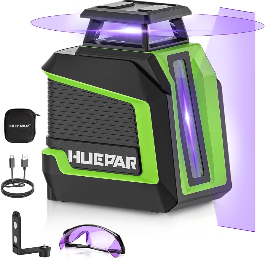 Huepar Self-Leveling Laser Level (ASIN: B082YPVQDB)